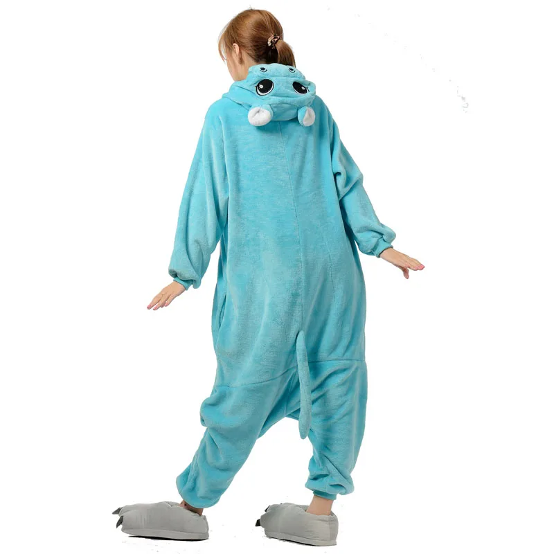 Теплое животное Бегемот комбинезон для взрослых мужчин женщин Kugurumi пижамы