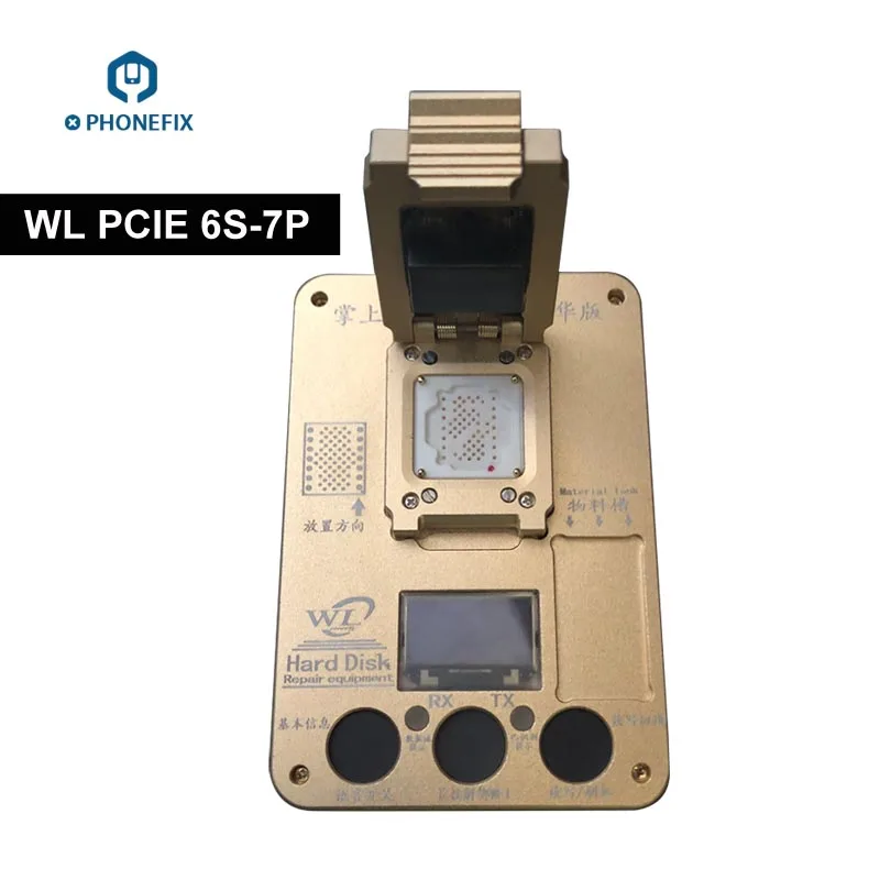 PHONEFIX WL PCIE NAND программист чтение записи для iPhone 6S 6SP 7 7P SE 8 8P X iPad Pro материнская плата HDD тест серийный номер SN инструмент