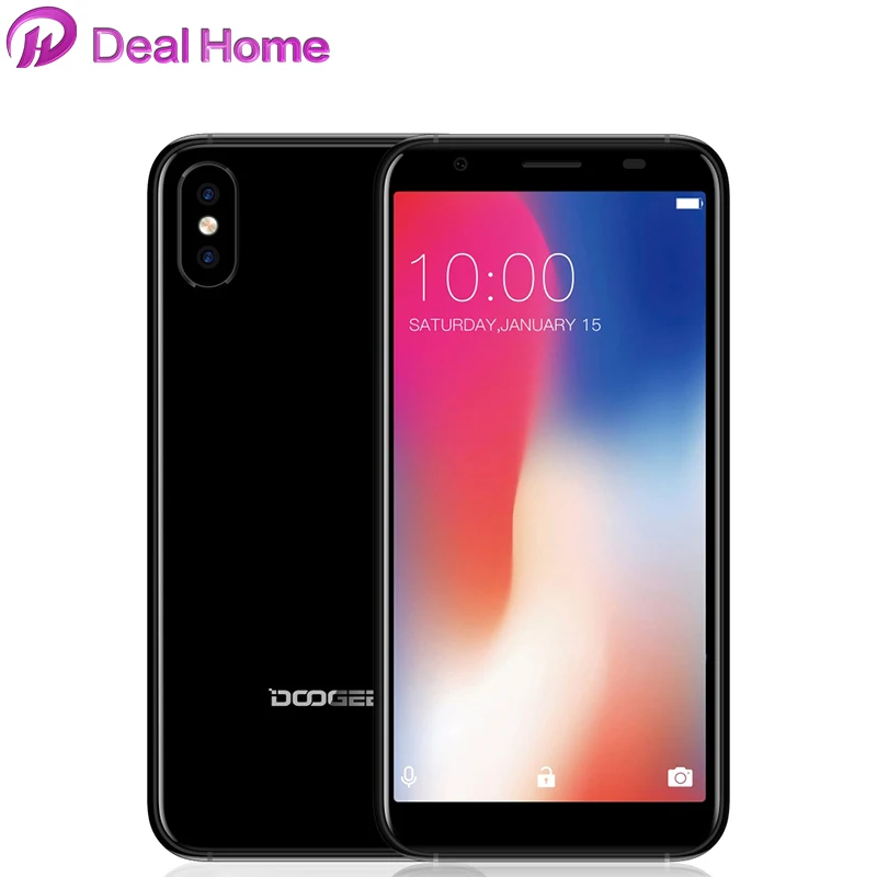 2018 DOOGEE X55 MT6580 5 дюйма HD 18: 9 Дисплей Смартфон Android 7 0 1 GB Оперативная память 16 Гб