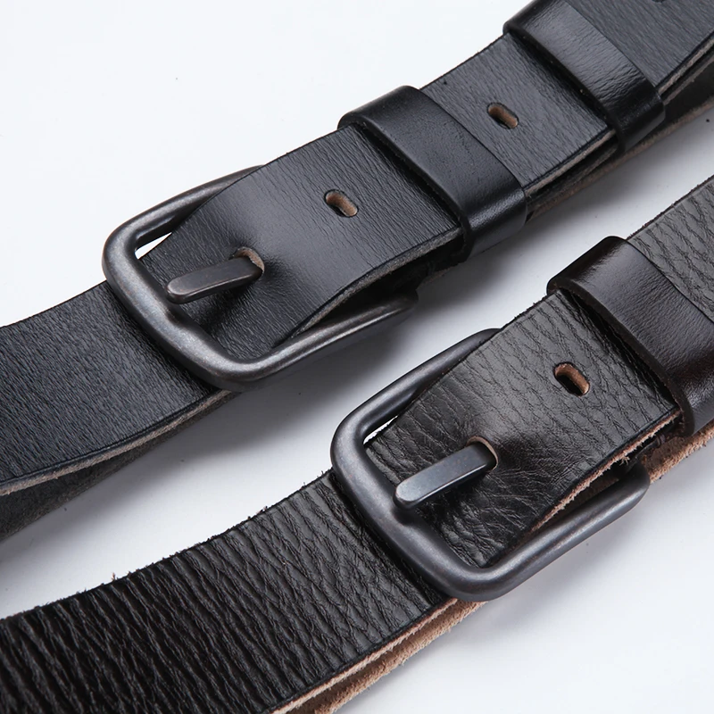 Кожаный мужской ремень LANSPACE модные ремни для отдыха модель 3 8 | Аксессуары одежды
