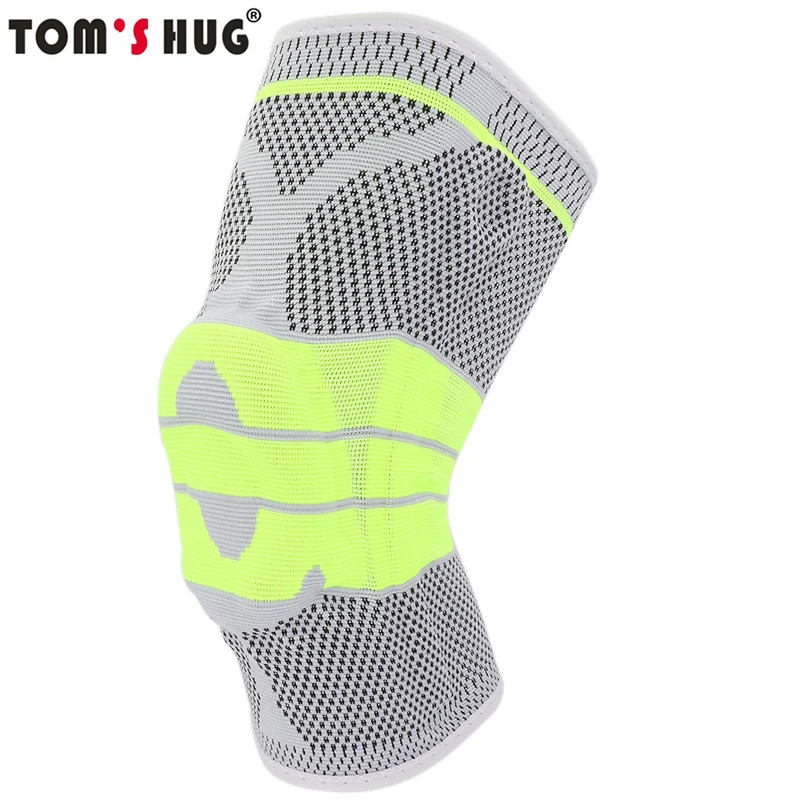Силиконовый фиксатор для колена Tom's Hug 1 пара спортивный наколенник снятия боли