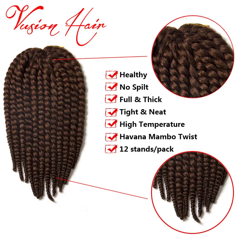 Promotion Havana Mambo Twist Crochet Hair Extension 18 inch 95g Box Braids Braid Afro |