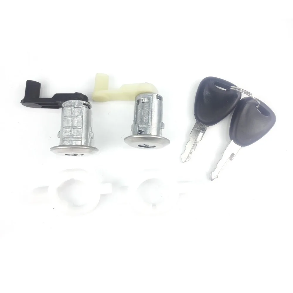 7701468982 2 шт Автомобильный Дверной замок цилиндр для Renault Megane Scenic Clio Master