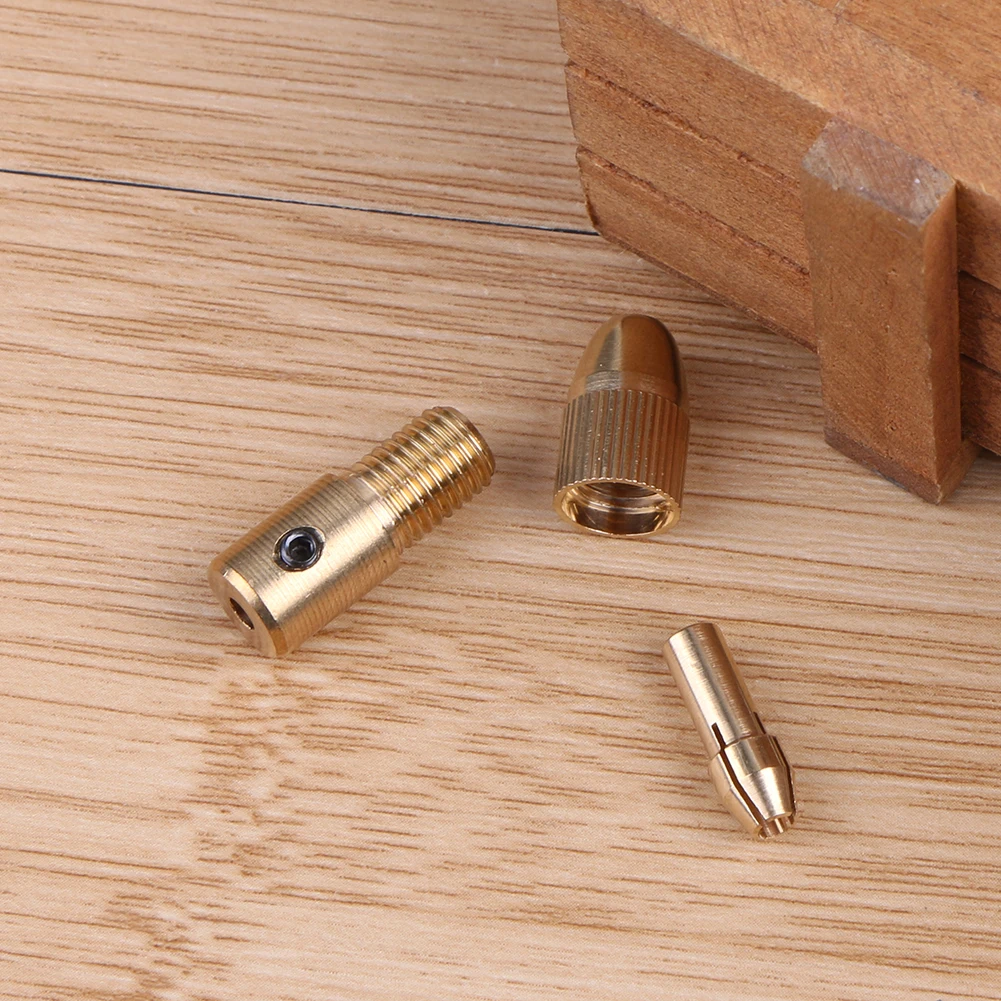 3 17 мм микро сверло зажим приспособление латунь электродвигатель патрон вала для