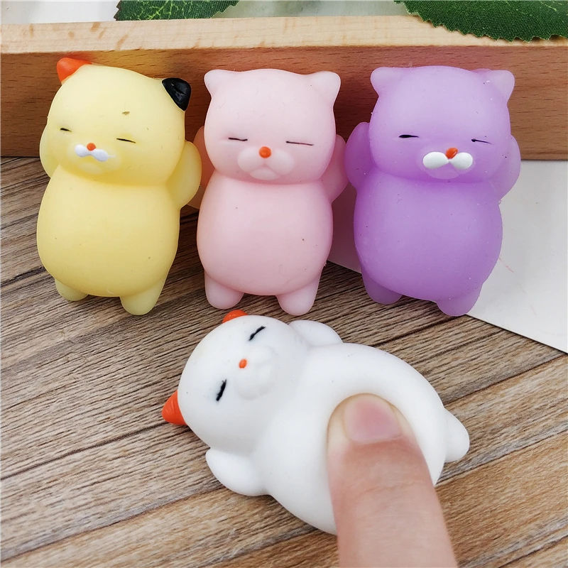 4 шт./12 шт. мягкая игрушка Kawaii милые мини Роллинг для беременных ленивые коты