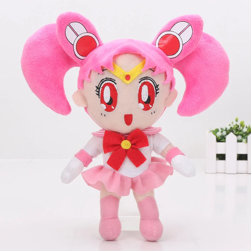

9pcs/lot 20cm Sailor Moon Plush Toy Tsukino Usagi Cute Sailor Mercury Soft Stuffed Doll Japanese Anime Collection For Kids
