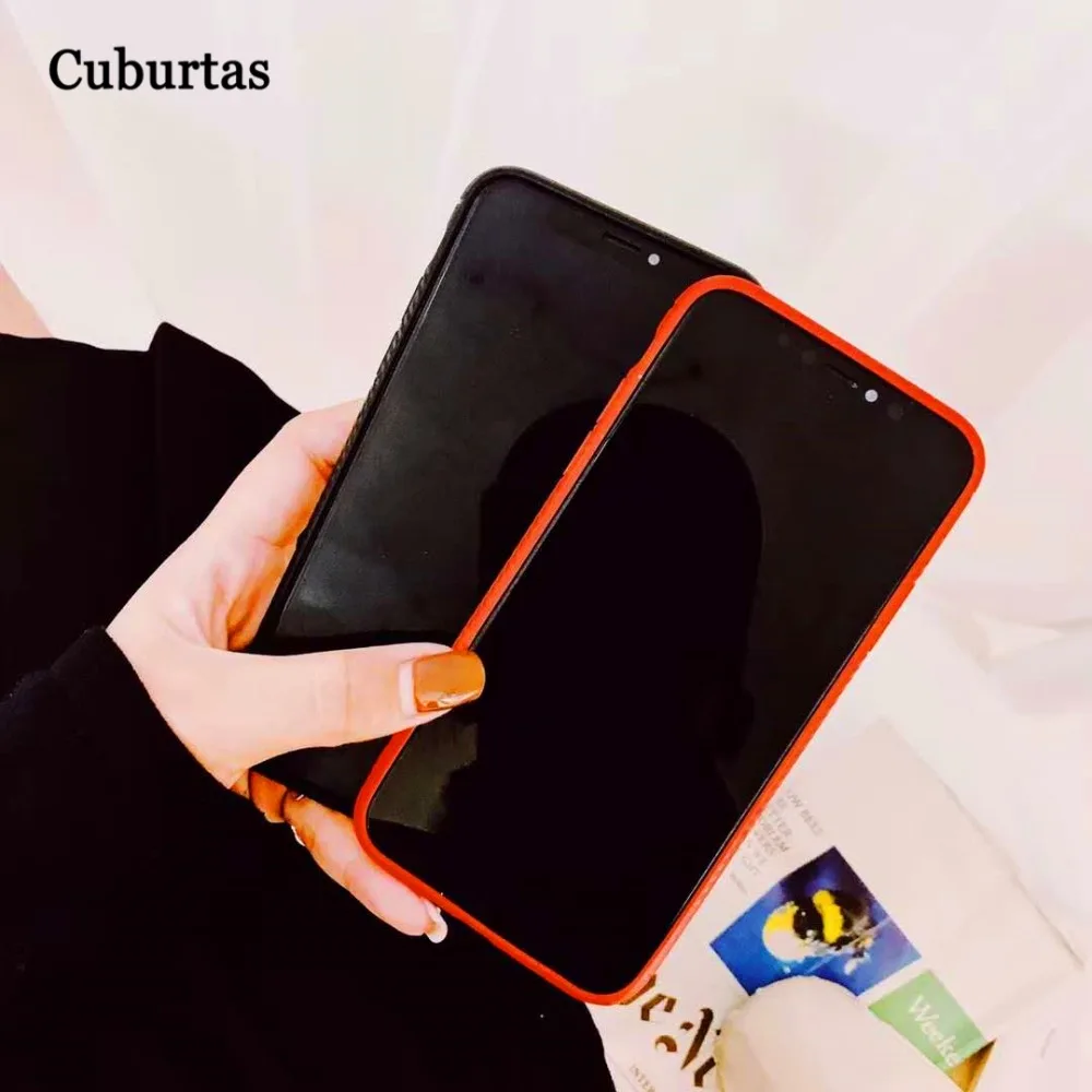 Cuburtas New Case for iPhone X Luxury TPU Soft Edge Tempered Glass Back 8 7 6 6S Plus Fashion Silicone Coque |