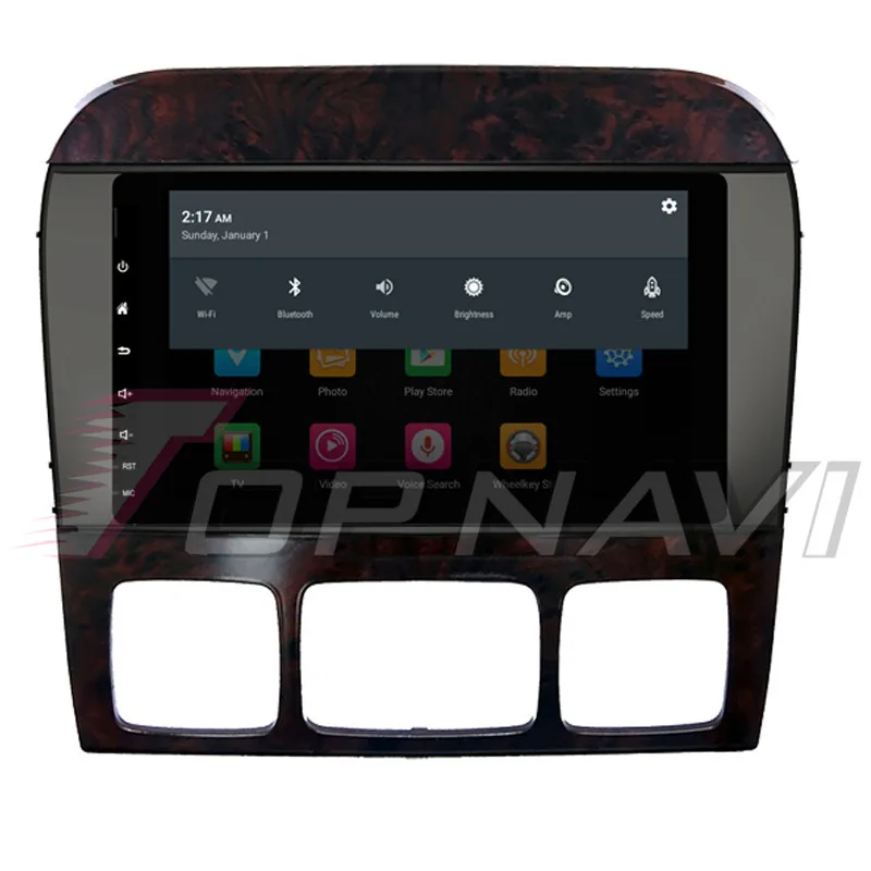 Topnavi Android 9,0 автомобильный стереоплеер для Benz S W220(1998 1999 2000 2001 2002 2003 2004 2005) gps навигация без DVD Восьмиядерный
