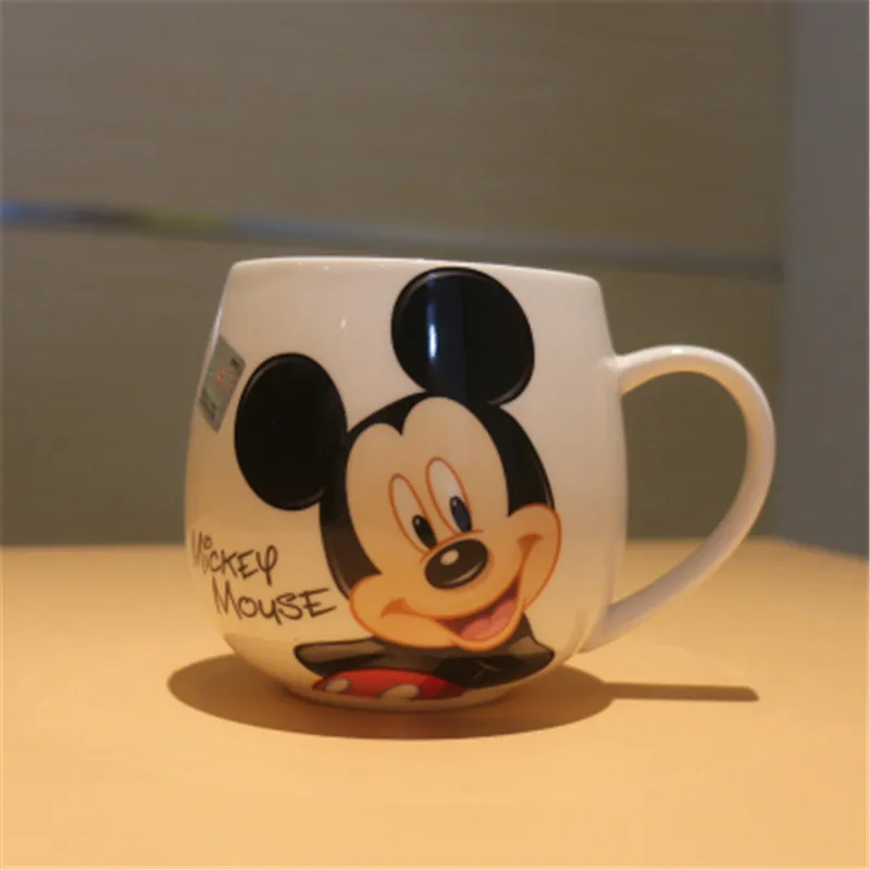 Cartoon Cups Ceramic Mickey Mug Small Size 300ml Creative Fashion Lover Cup Office Coffee Milk Tea Water Xmas Gifts | Дом и сад