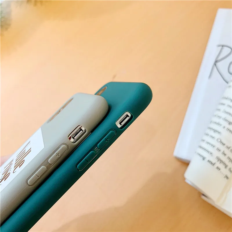 Nulle rose sans epine карамельный цвет матовый телефон случае для iPhone XS MAX X XR простой