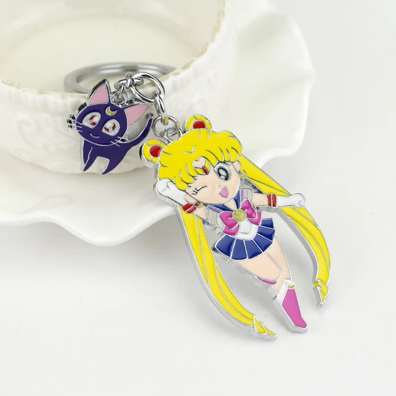 Принт с героями мультфильмов Kawaii изображением луны и звезд рисунок Подвесные