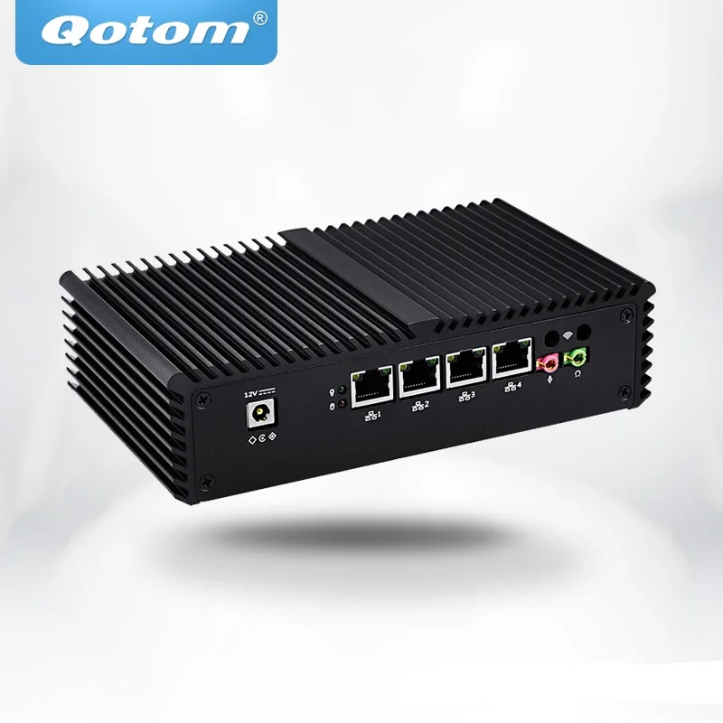 Qotom малый бизнес 4 Lan сеть Gigabit core i7 безопасность AES-NI Pfsense брандмауэр openvpn-3g/4G Pfsense Sophos, VyOS