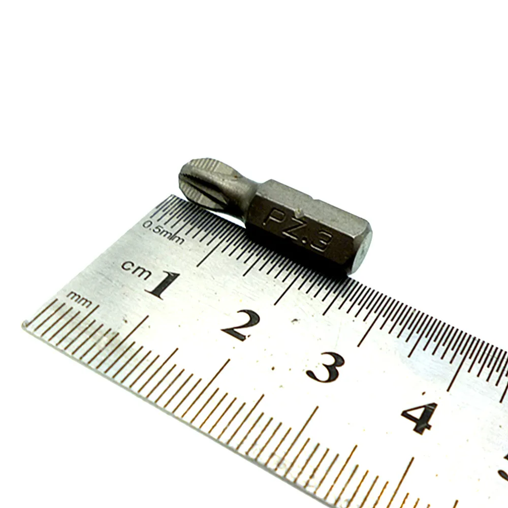 Отвертка с шестигранным хвостовиком PZ1 PZ2 PZ3 магнитным наконечником 1/4 &quot 6 35 мм 25