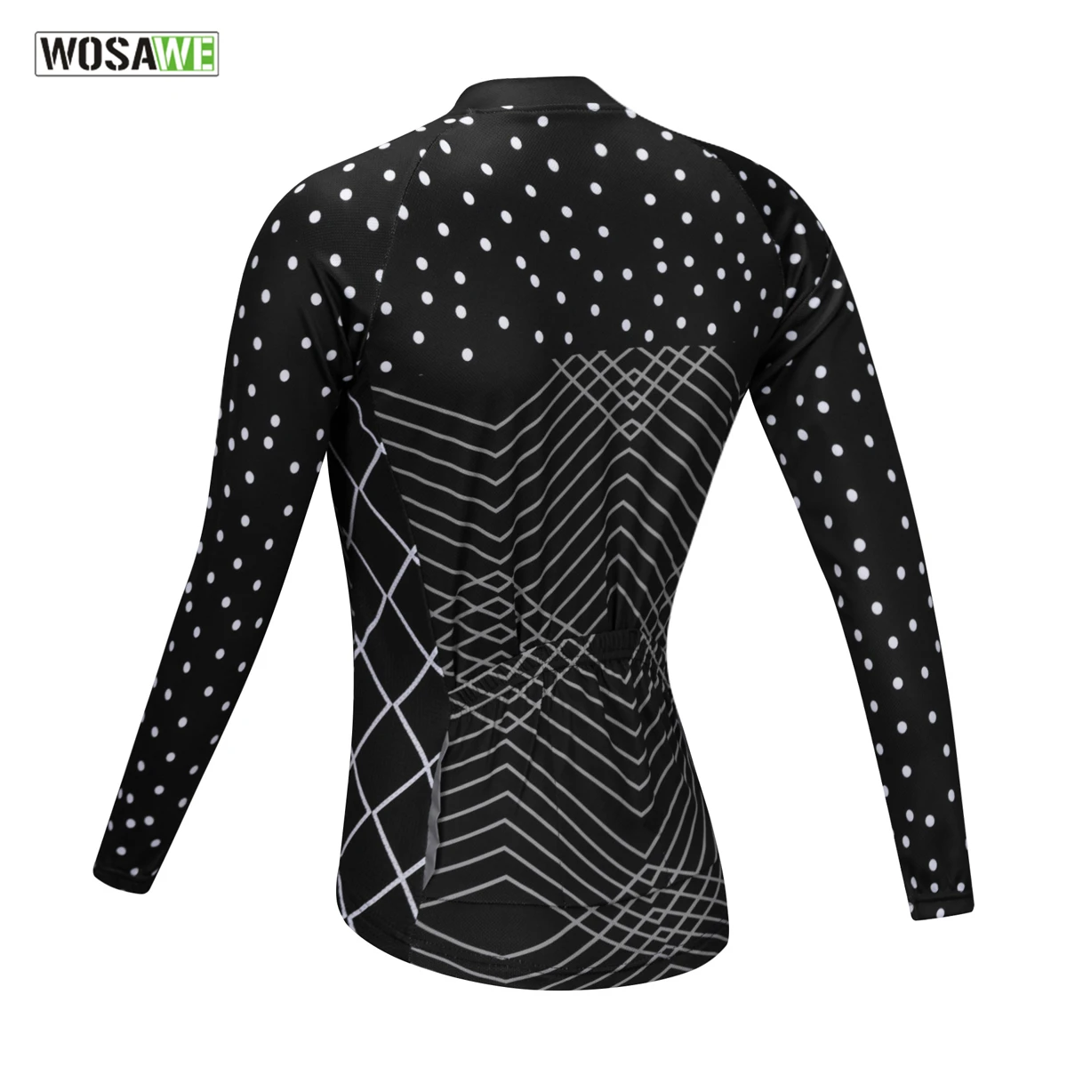 WOSAWE 2017 длинный рукав Велоспорт Джерси Женский горный велосипед Одежда дорожный