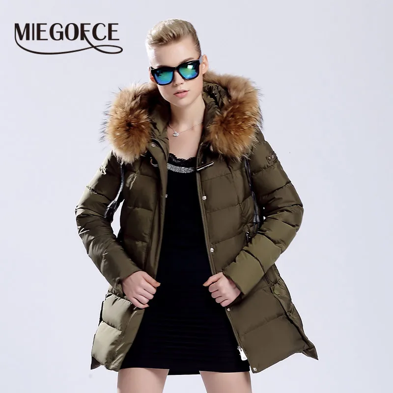 MIEGOFCE Новая Коллекция Пуховик Зимний Женский Зимняя Куртка Женщины Куртки