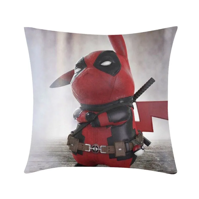 Наволочка модная Deadpool Detective Pikachu 3D печать наволочки нетоксичные Экологичные