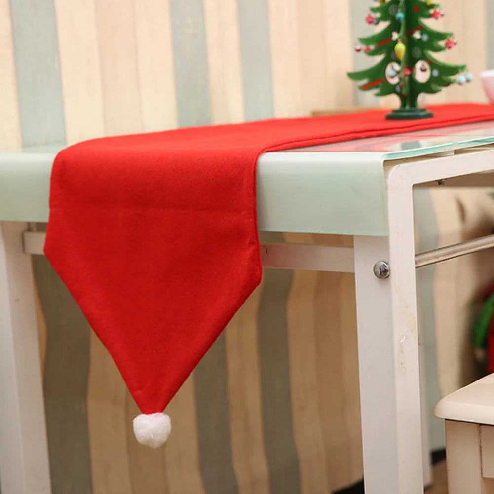 Christmas Non-woven Fabrics Tablecloth Table Runner Elegance Chair Yarn Party Wedding Decor Runners | Дом и сад