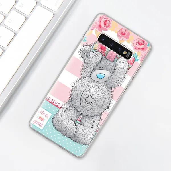 009 Tatty Teddy Bear Me To You чехол для телефона для samsung Galaxy S10e S10 Plus S7 S8 S9 Plus Note 8 9 M10 M20 M30 жесткий чехол - Цвет: 009