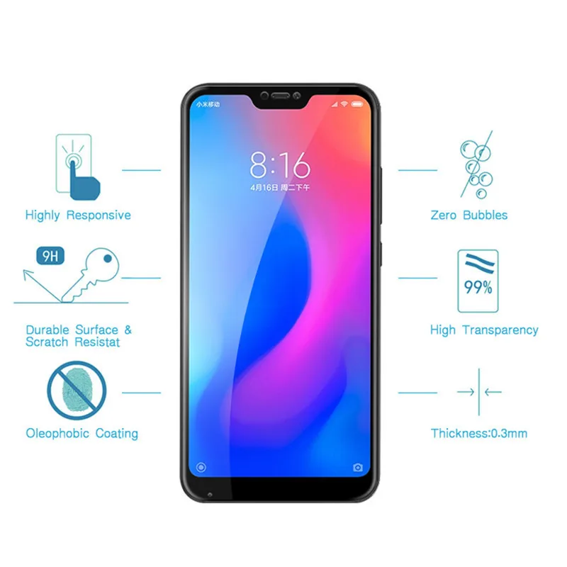 2 шт. Защитное стекло для Xiaomi mi A2 Lite защита экрана закаленное Xio Xiaom a2 A2lite a2lite A1