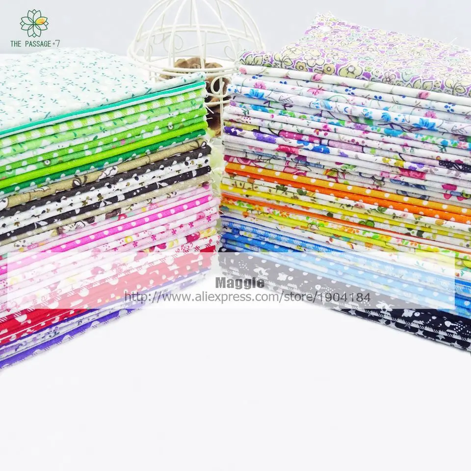 Горячий цветок серии лоскутное Ткань tissu хлопка четверти Комплект Вышивание для