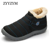 zyyzym womens boots winter keep warm snow boots classic unisex casual plush cotton female boots large size