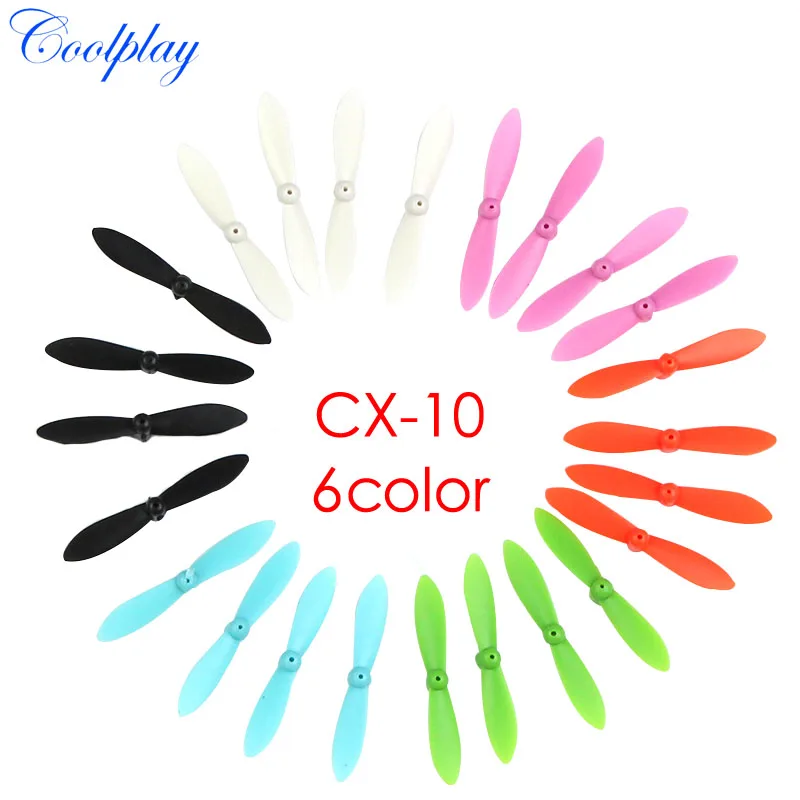Cheerson CX 10 cx10 6 набор = 24 шт лезвия запасные части пропеллер главные лопасти 10/fq777 124 RC