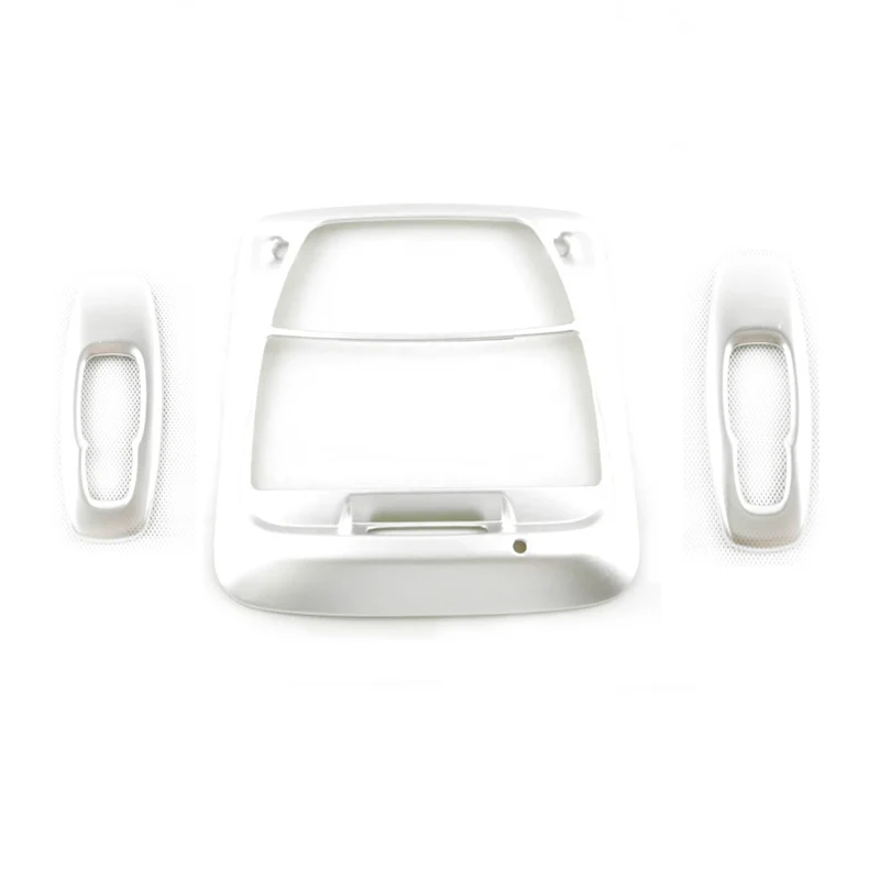 Стайлинг автомобиля ABS Матовый хром Регулируемая лампа Чтение свет украшение