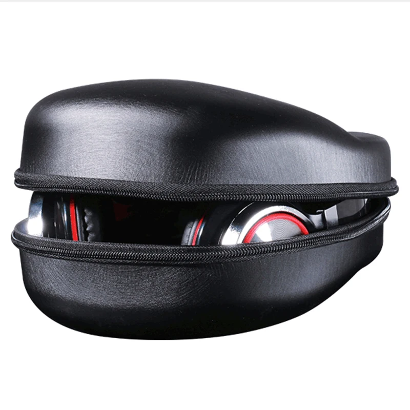 Чехол для переноски наушников круглая форма Жесткий хранения Eva сумка гарнитура