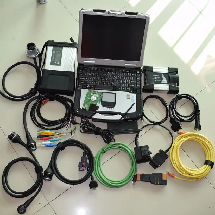 2021 Mb Star C5 Hdd для BMW ICOM NEXT с ноутбуком автомобильный диагностический планшет Toughbook