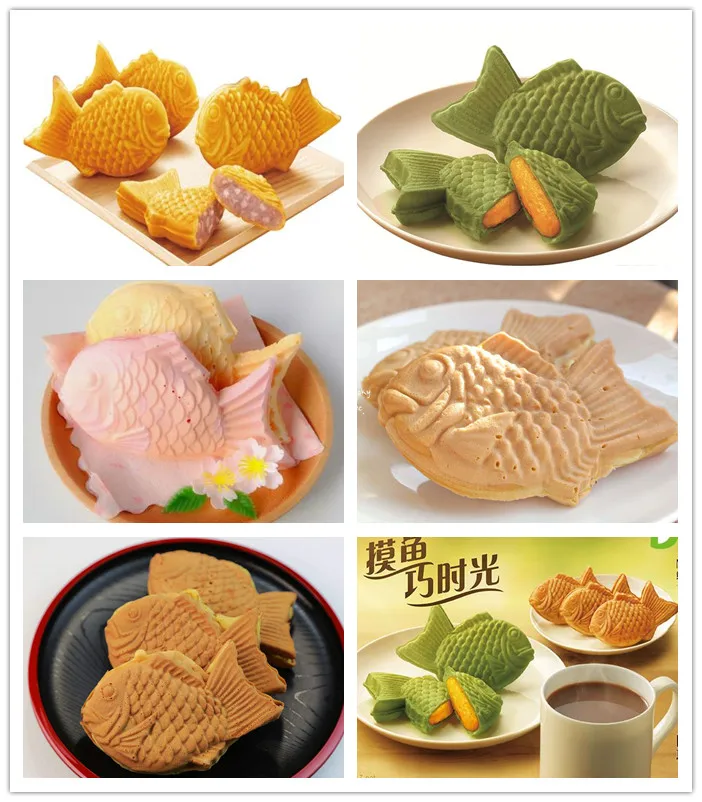 110 В 220 Коммерческих Мороженое Taiyaki рыба вафель | Дом и сад
