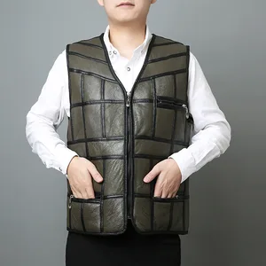 2022 мужской меховой жилет из натуральной шерсти, удобный теплый шерстяной жилет из овчины, мягкий и толстый