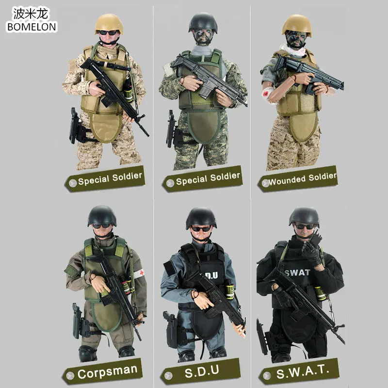 1/6 Scale Uniform Armies Toy Soldiers Action Figures Set 30CM Military Soldier Model Children Toys For Boys Gift 100pcs high soldier model military sandbox game plastic toy soldier army men figures for children s toy dolls gift