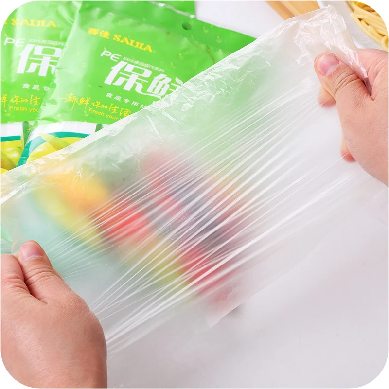 

Thicker Extractive Refrigerator Fresh Bags Kitchen Vegetables And Fruits Plastic Bags Food Bags