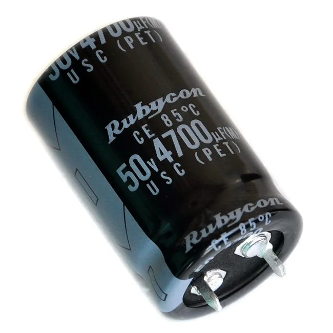 (2 шт./лот) японские электролитические конденсаторы RUBYCON 4700 мкФ/50V.|electrolytic capacitors|50v