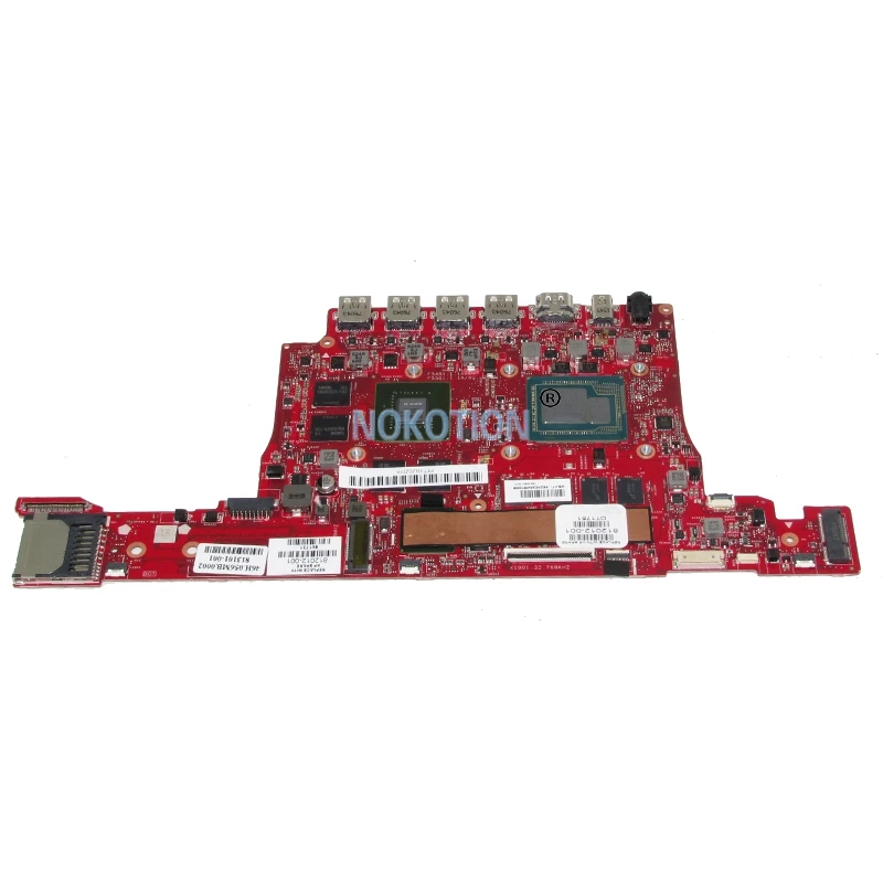 Материнская плата NOKOTION 812012 001 для ноутбука HP OMEN Pro 15 6 SR1ZX i7 4870HQ Quadro K1100M память 16