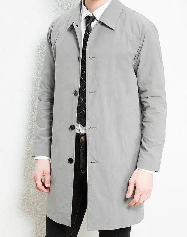 S 5XL/Лидер продаж/весенние мужские новый материал: х/б. стильная куртка средней