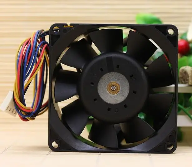 Original AVC 2B08038B48U 8038 DC 48V 0.58A 8cm 4-line PWM dual ball cooling fan | Компьютеры и офис