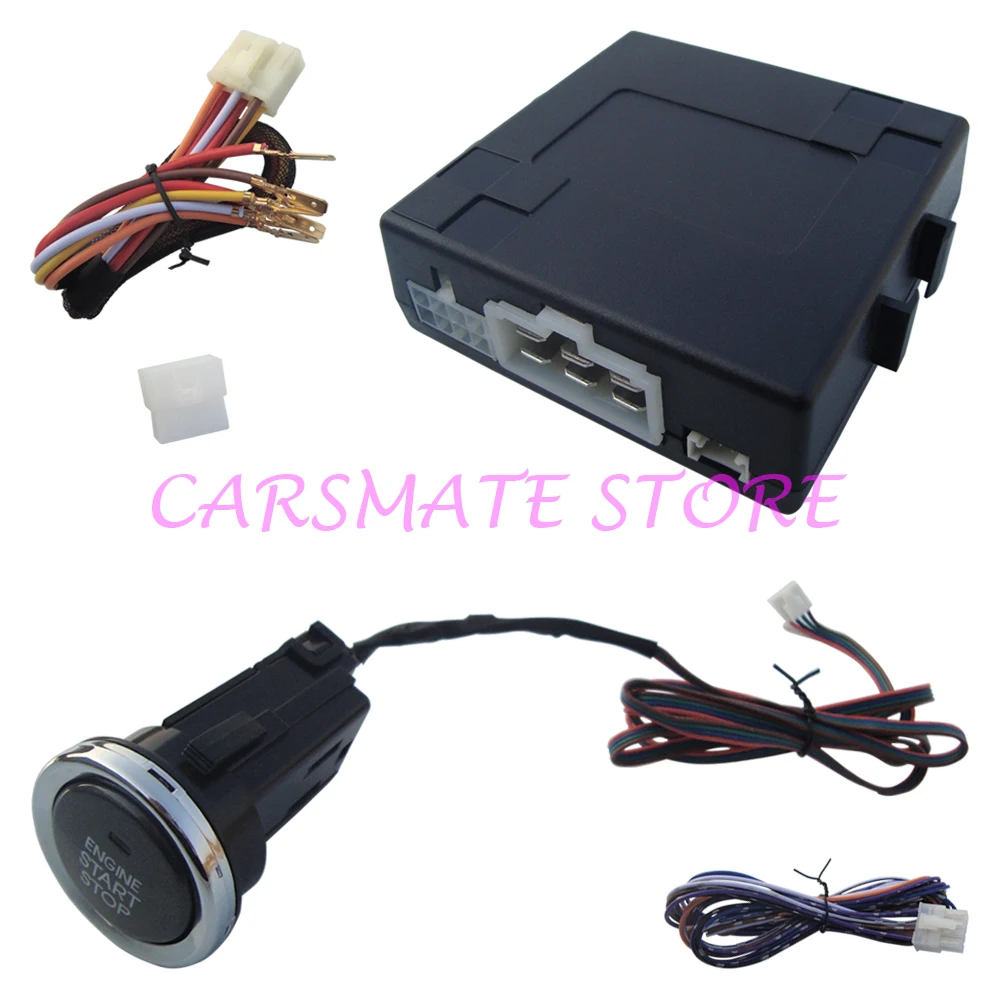 Умная Система запуска двигателя автомобиля с кнопочной кнопкой длинного размера