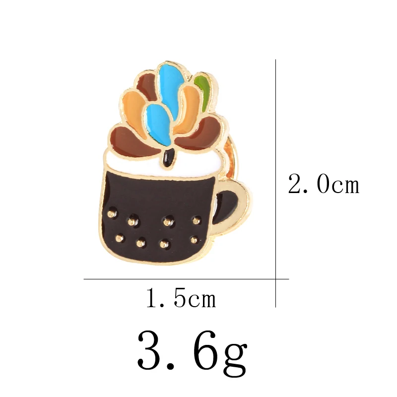 Яркие эмалированные значки в летнем стиле набор аксессуаров для одежды шляпы