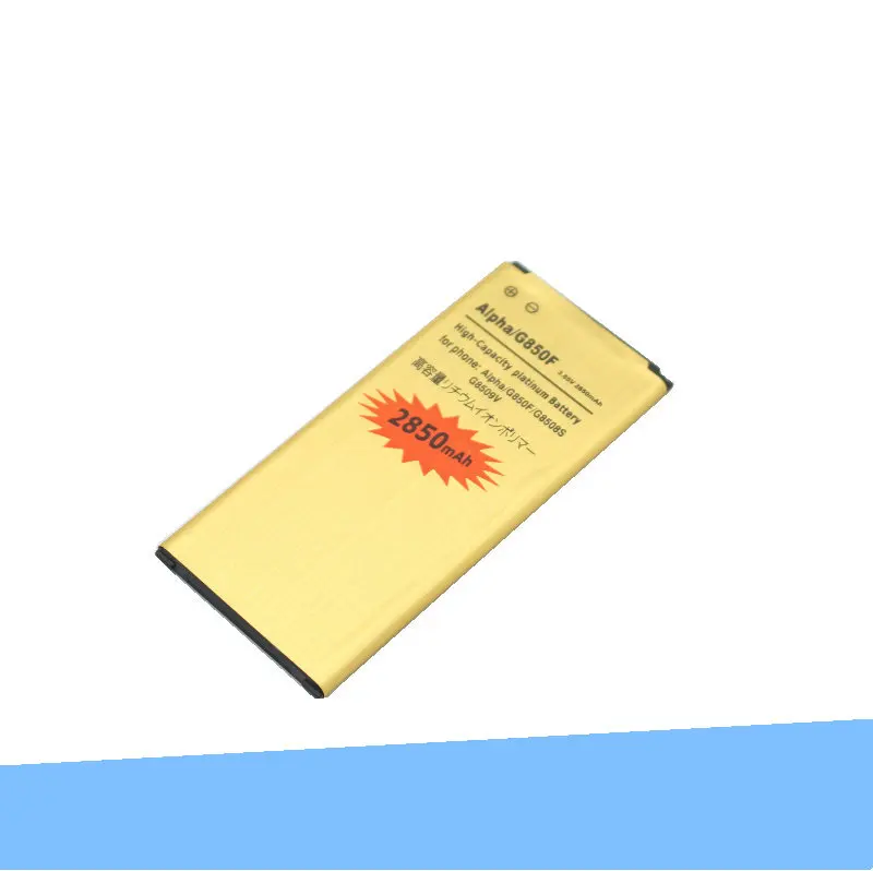 ISkyamS 10 шт./лот 2850 мАч EB BG850BBC BG850BBE Золотая батарея для Samsung Galaxy Alpha G850 G8508 G8508S G8509v G850F