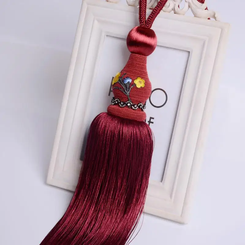 2 шт./лот украшение для дома Аксессуары штор Embroidere висячий пояс шаровая штора с
