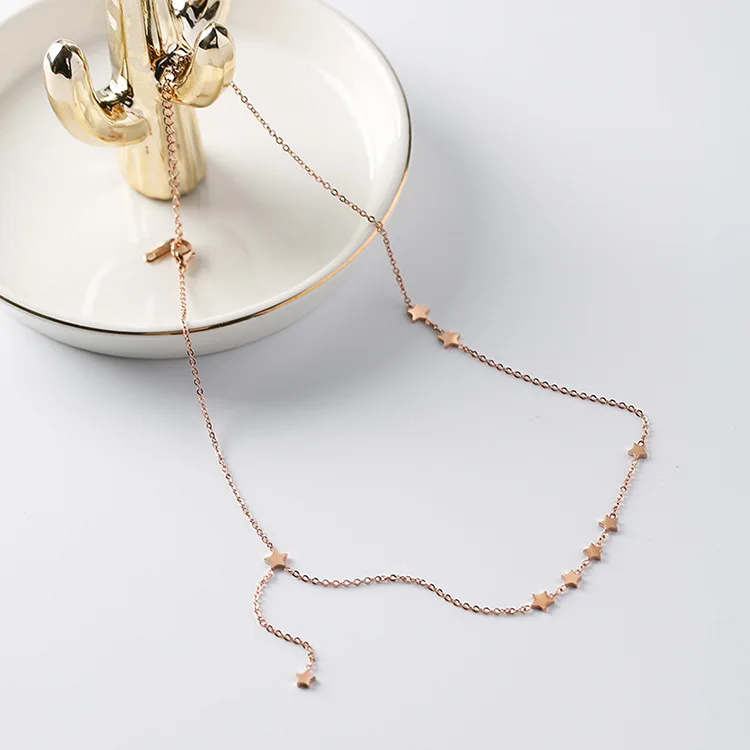 2017 модное простое массивное ожерелье сплав звезда пентаграмма подвеска