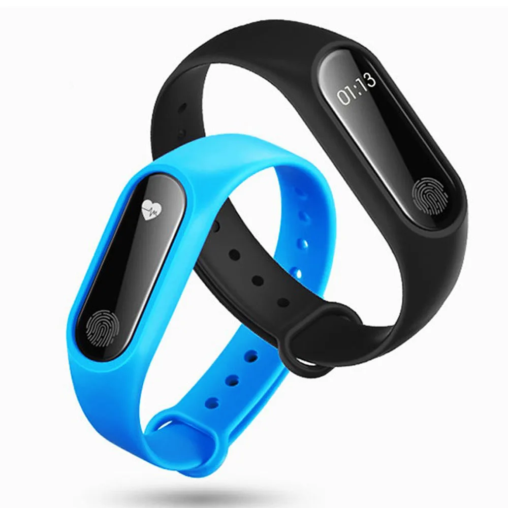 ! ACCEZZ смарт-браслет для Xiaomi OLED пульсометр M2 спортивный Bluetooth браслет фитнес-трекер