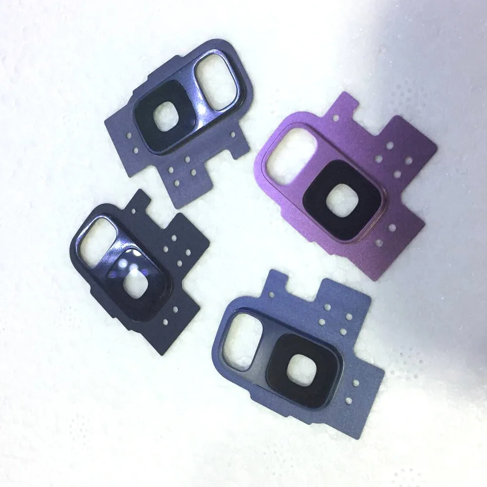 

10pcs/lot For Samsung Galaxy S9 G960 G960F Rear Back Camera Glass Lens Cover with Frame Holder Replacement