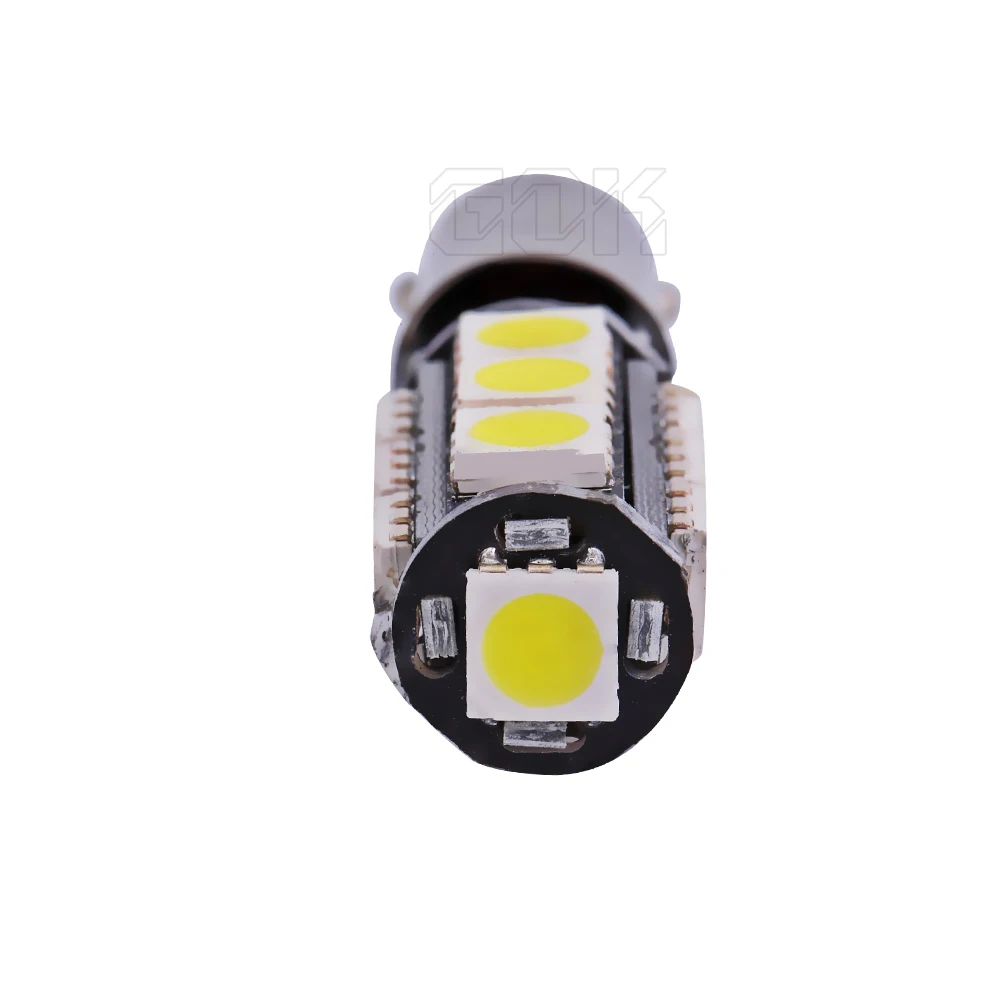 10 шт. светодиодный canbus BA9S светодиодный 13smd 5050 Светодиодный свет T4W H6W светодиодный лампы Подсветка салона ошибок светодиодный Автомобильная фара