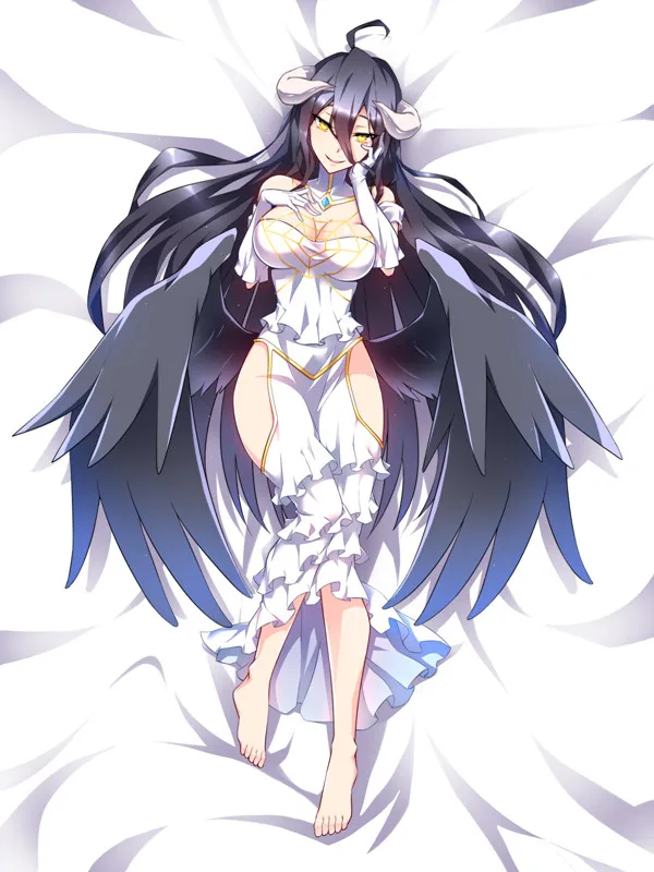 MMF overlord аниме персонажи сексуальная девушка albedo & shalltear кровавшая простыня