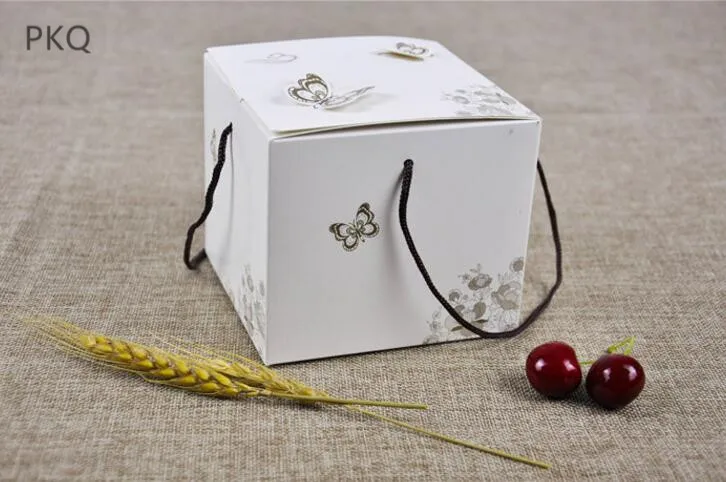 5 шт. 11 5x11 5x10 см подарочные коробки для конфет и печенья DIY Романтическая Свадебная