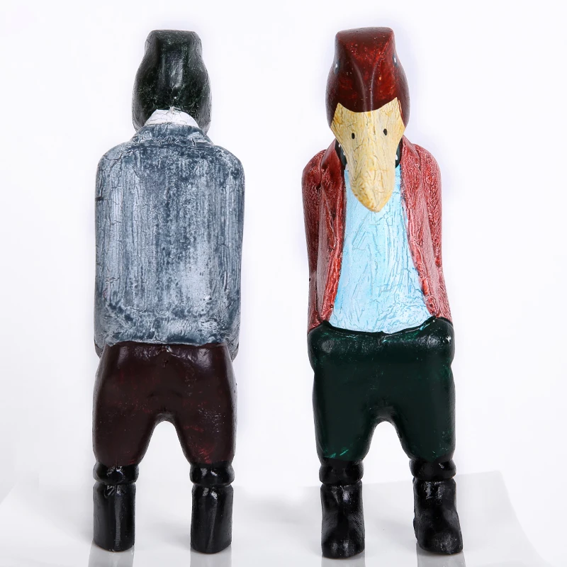 Фигурки Mr Duck Brother 2 шт./компл. креативные цветные рисунки ручной работы Декор для