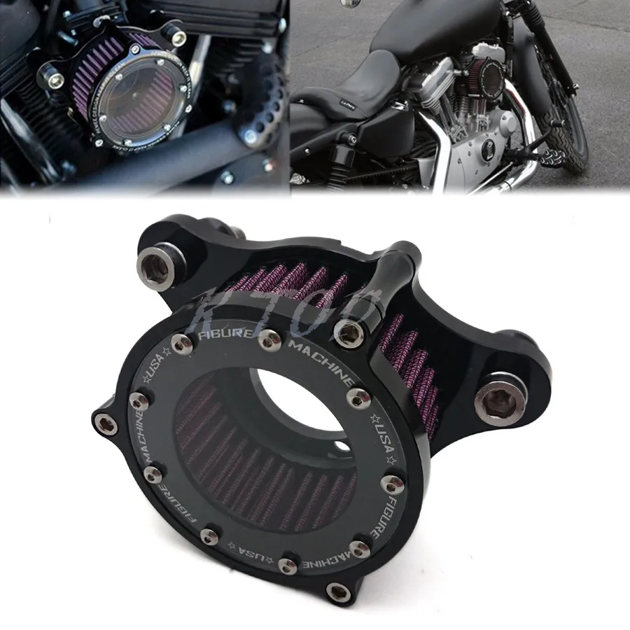 Мотоцикл очиститель воздуха + Впускной фильтр Syetem грубые ремесла для Harley Sportster XL883