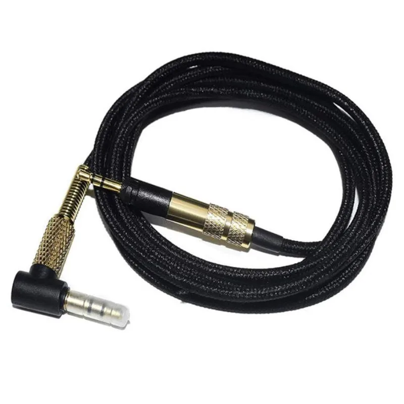 Without MIC ABDO 2,5 мм аудио кабель для Sennheiser HD598 cs HD558 HD518 HD595 HD599 HD569 HD579 Audio-Technica ATH-M50x M40x M70x наушники - Цвет: Without MIC